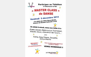 MASTER CLASS de DANSE