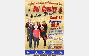 GRAND BAL COUNTRY ET LINE le 21 Janvier 2017