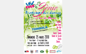 3ème PRINTEMPS DES DANSES FSGT DU VAL DE MARNE le 25/03/2018