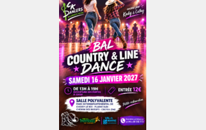 BAL ANNUEL COUNTRY &amp; LINE LE 16 JANVIER 2027