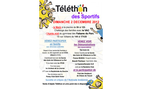 TELETHON DES SPORTIFS 