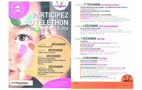 TELETHON A VILLENEUVE LE ROI