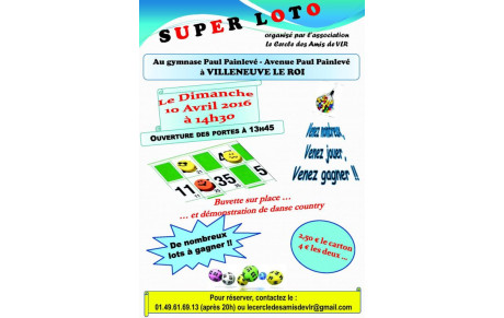 SUPER LOTO DE PRINTEMPS