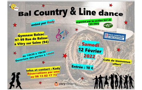 BAL COUNTRY &amp; LINE A VITRY SUR SEINE ET ANIME PAR KADY + PLAYLIST