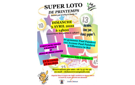 SUPER LOTO DE PRINTEMPS 