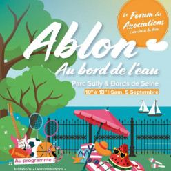 Forum des Associations Samedi 5 SEPT 2026 à ABLON SUR SEINE